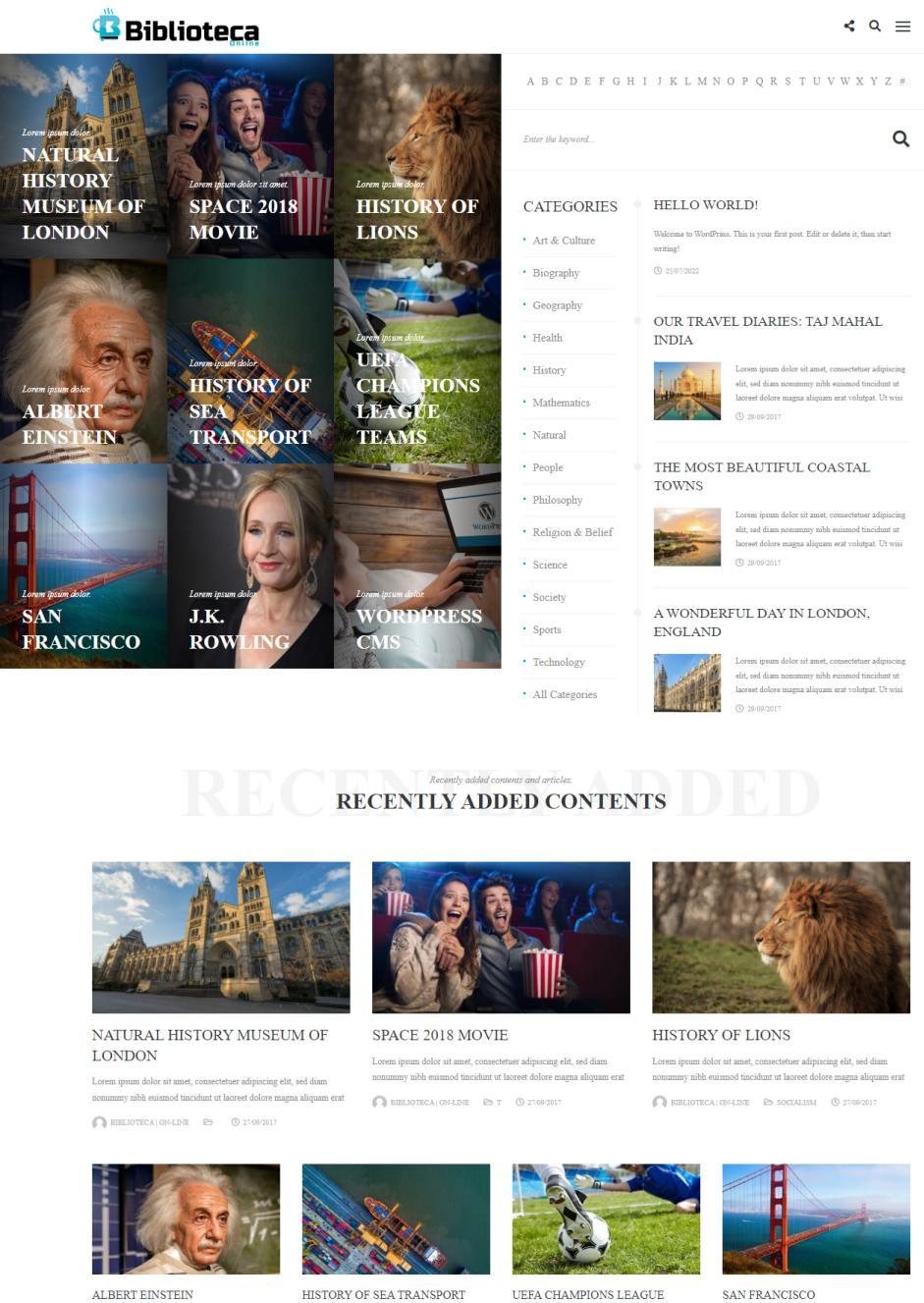 Biblioteca online