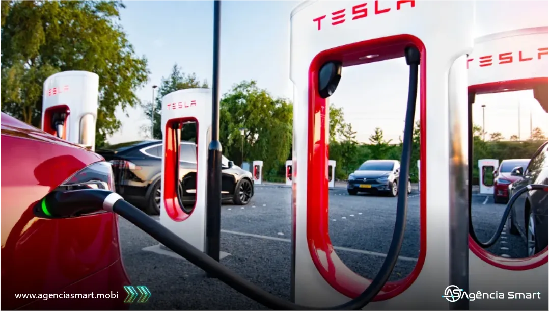 Tesla paixão por carros elétricos Tesla paixão por carros elétricos